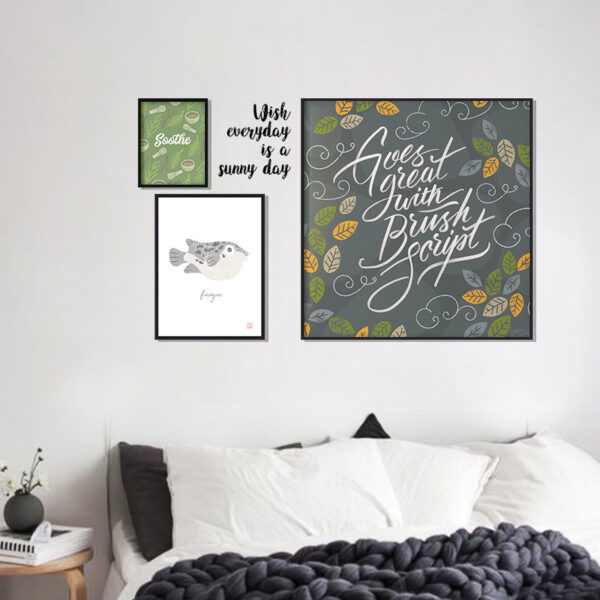 Decal dán tường khung tranh Sunny day ZOOYOO XL8325