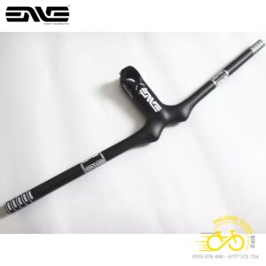 Ghi đông ngang liền pô tăng xe đạp MTB Carbon T800 ENVE 90/100/110mmx700mm