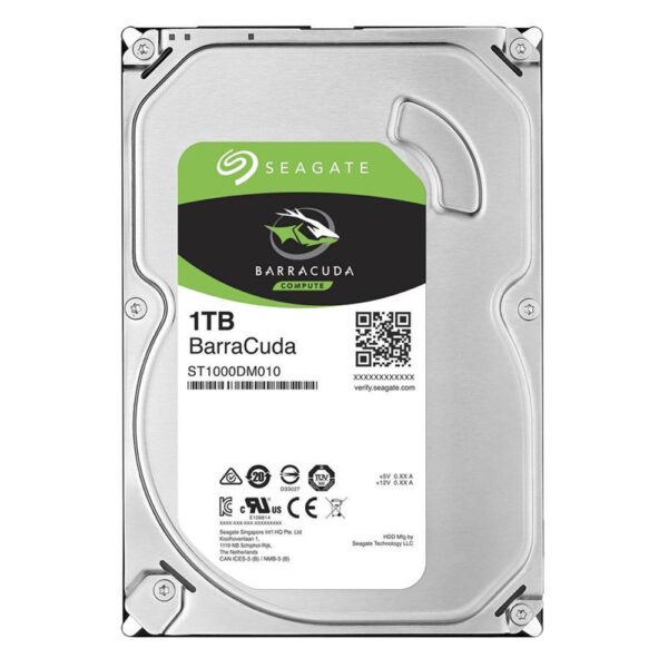 Ổ Cứng HDD Seagate BarraCuda 1TB64MB3.5 - ST1000DM010 - Hàng chính hãng