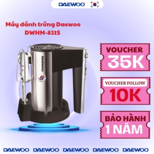 Máy Đánh Trứng Daewoo DWHM- 831S 250W - Hàng chính hãng