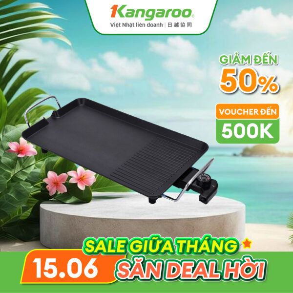 Bếp Nướng Điện Kangaroo KG699 2000W - Hàng chính hãng