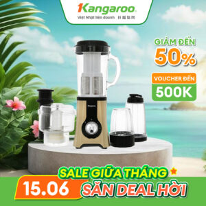 Máy Xay Sinh Tố Đa Năng 4 Cối Kangaroo KG4B3 380W - Hàng chính hãng