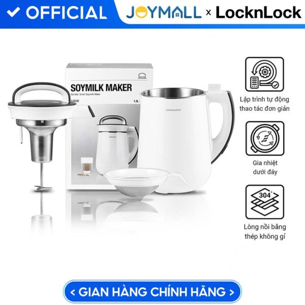 Máy Làm Sữa Đậu Nành Lock&Lock EJS226 1.3 Lít - Hàng Chính Hãng